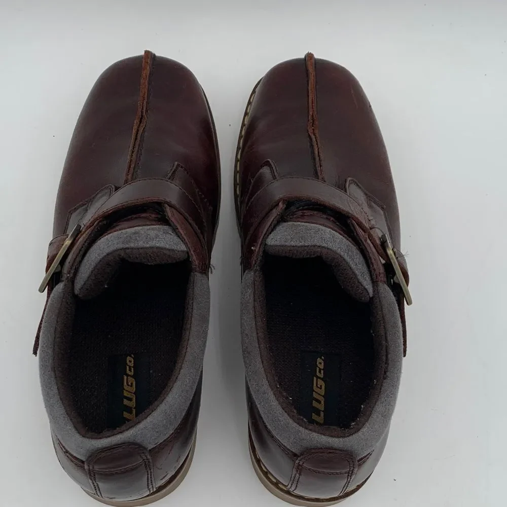 Lugz Men’s Brown Leather Buckle Shoes Made in USA Size EU 43 Y2K workwear